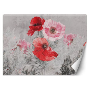 Fototapeta Czerwone maki w akwareli 254x184