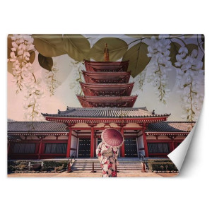 Fototapeta Gejsza i świątynia Senso Ji w Tokio 250x175