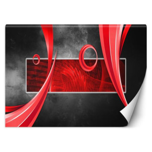 Fototapeta Geometryczna kompozycja na szarym tle 350x245