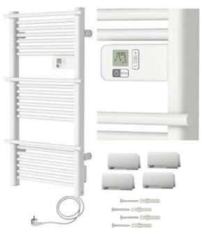 GRZEJNIK ELEKTRYCZNY do ŁAZIENKI Drabinka 500W LCD