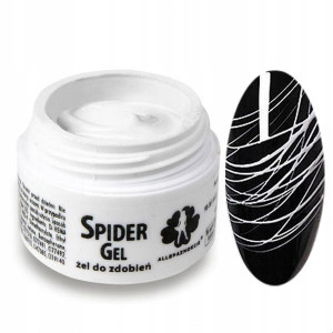 SPIDER GEL ŻEL do zdobień BIAŁY WHITE