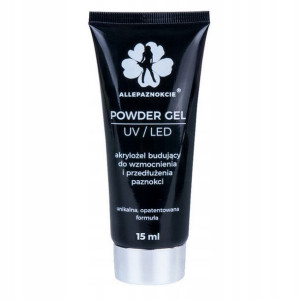 Powder Gel AKRYLOŻEL budujący acrylgel CLEAR 15 ml
