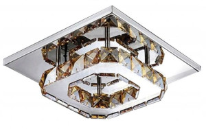 Lampa Sufitowa Kryształowa Plafon Glamour 8w