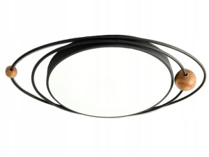 Lampa Plafon Galaxy Czarny Sufitowa Loft 50 Cm