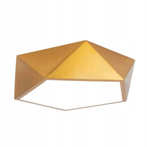 Lampa Sufitowa 40 Cm Diamond Plafon Złoty Gold