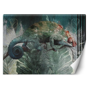 Fototapeta Kameleon w tropikalnym lesie 100x70