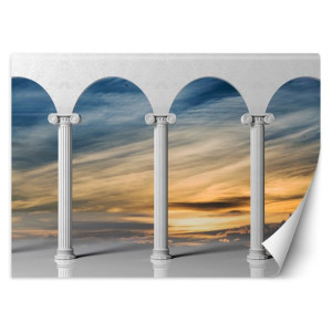 Fototapeta Kolumny z widokiem na niebo 350x245