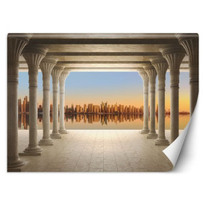 Fototapeta Kolumnada z widokiem na miasto 300x210