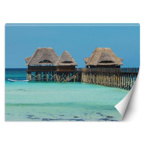 Fototapeta Malediwy, domki nad wodą 200x140