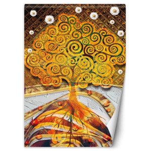 Fototapeta Magiczne drzewo na wzgórzu 150x210