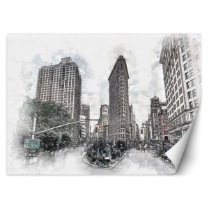 Fototapeta Manhattan, jak rysowany - Cornel Vlad 400x280