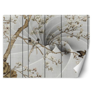 Fototapeta Ptaki na drzewie magnolii 350x245