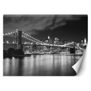 Fototapeta Most Brookliński nocą, Nowy Jork 350x245