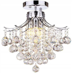 Lampa Kryształowa Sufitowa Glamour App784-3c
