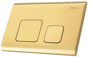 Przycisk Spłukujący Lustrzany Zloty F.GOLD REA