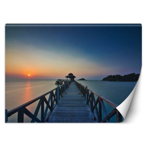 Fototapeta Widok na zachodzące słońce 150x105