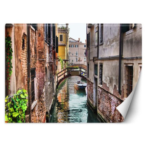 Fototapeta Wenecja, most i gondola 200x140