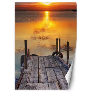 Fototapeta Tratwa o zachodzie 150x210