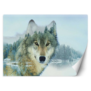Fototapeta Wilk i jezioro 300x210