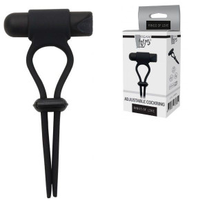 Pierścień Zacisk na Penisa z Wibracją Adjustable Cockring