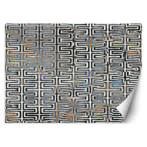 Fototapeta Złoty geometryczny wzór, glamour 254x184