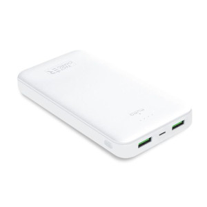 Powerbank PURO White Fast Charger Power Bank 20000 mAh, 2xUSB-A + 1xUSB-C (