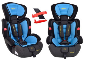 Fotelik Summer Baby Cosmo 9 - 36 Kg Niebieski + Gratis