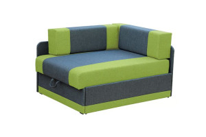 ER101 Solidny Fotel Sofa Narożnik dla dziecka + materac 20 kolorów