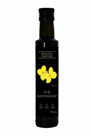  Olej Rzepakowy Tłoczony Na Zimno 500 ml Bakalpol