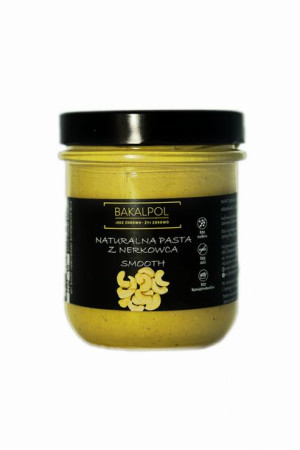  Naturalna Pasta Z Nerkowca Gładka Smooth 350 g Bakalpol