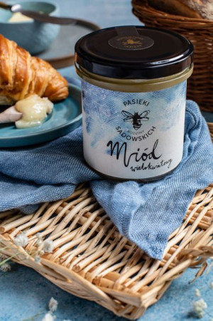 Miód Wielokwiatowy  450g Pasieki Rodziny Sadowskich
