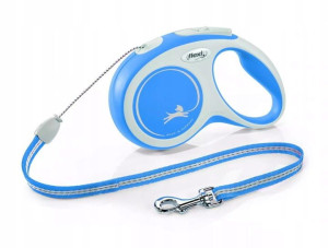 Flexi Comfort Smycz linka S 8m niebieska do 12kg