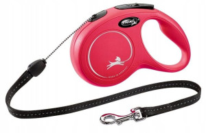 Flexi Classic Smycz linka S 8m czerwona do 12kg