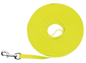 Trixie Easy Life Smycz do tropienia M-XL 15m/17mm odblaskowa żółty neonowy
