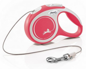 Flexi New Comfort Smycz linka XS 3m czerwona [FL-2724]