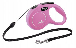 Flexi Classic Smycz linka S 8m różowa do 12kg