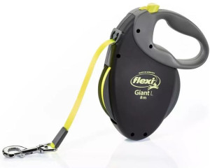 Flexi Giant Smycz taśma 8m żółta L do 50kg