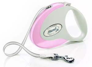 Flexi Style Smycz taśma M 5m różowa do 25kg