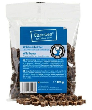 Chewies Kosteczki Mini Dziczyzna 125g