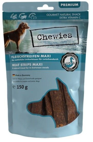 Chewies Maxi Meat Strips Kaczka 150g