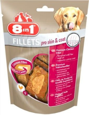 8in1 Fillets Pro Skin & Coat - przekąska dla zdrowej skóry 80g