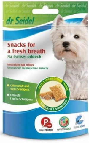 Dr Seidel Smakołyki dla psów na świeży oddech 90g