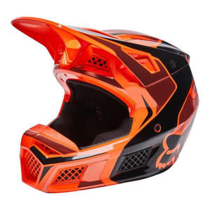 Kask Fox V3 Rs Mirer Fluorescent Orange Gratisy