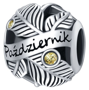 Charms Srebro Limitowana Edycja by Czerwiński - MIESIĄC PAŹDZIERNIK