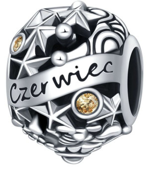 Charms Srebro Limitowana Edycja by Czerwiński - MIESIĄC CZERWIEC