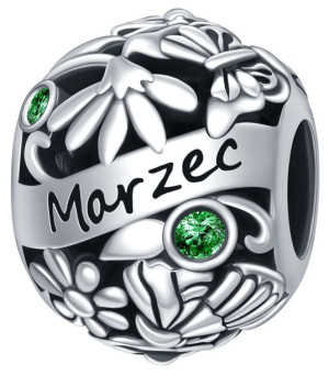 Charms Srebro Limitowana Edycja by Czerwiński - MIESIĄC MARZEC