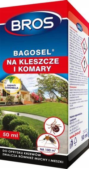 Bagosel Oprysk na komary kleszcze muchy 50ml