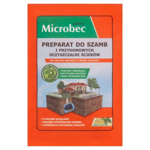 Preparat do szamb Microbec ULTRA 25g cytryna BROS