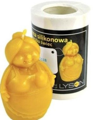 Forma silikonowa BABCIA FS118 wosk ŚWIĘTA prezent
