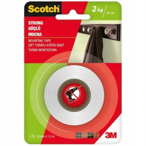 3M Scotch Taśma montażowa Mocna 1,5 m